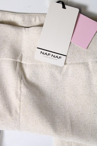 Дамски панталон Naf Naf, Размер L, Цвят Бежов, Цена 93,00 лв.