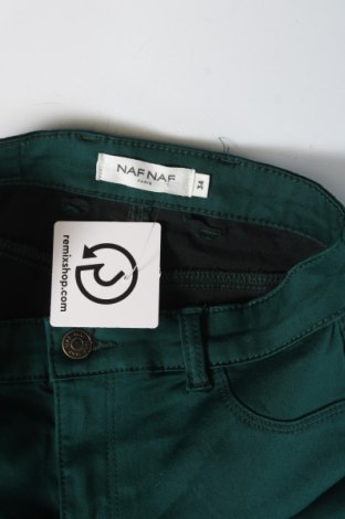 Дамски панталон Naf Naf, Размер XS, Цвят Зелен, Цена 23,25 лв.