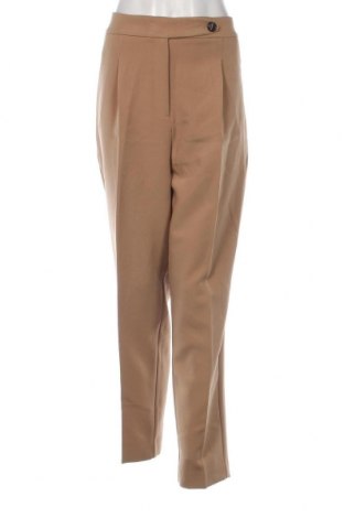 Pantaloni de femei Naf Naf, Mărime L, Culoare Bej, Preț 137,66 Lei