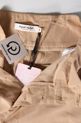 Pantaloni de femei Naf Naf, Mărime M, Culoare Bej, Preț 305,92 Lei