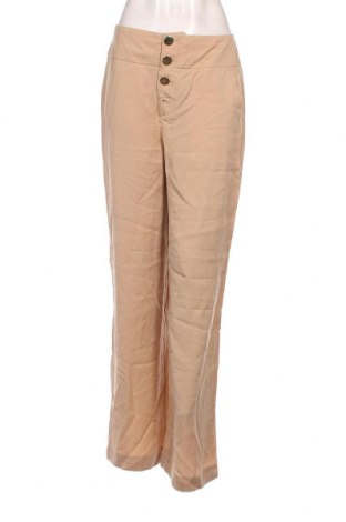 Дамски панталон Naf Naf, Размер M, Цвят Бежов, Цена 21,39 лв.