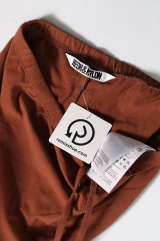 Дамски панталон Neon & Nylon by Only, Размер S, Цвят Кафяв, Цена 22,17 лв.