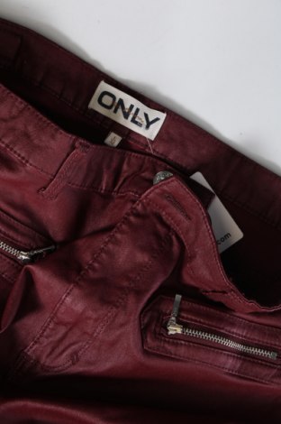 Дамски панталон ONLY, Размер L, Цвят Червен, Цена 9,45 лв.