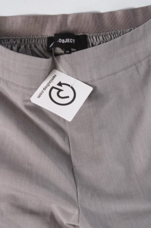 Γυναικείο παντελόνι Object, Μέγεθος XS, Χρώμα Γκρί, Τιμή 3,80 €