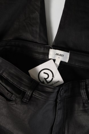 Pantaloni de femei Object, Mărime L, Culoare Negru, Preț 45,89 Lei