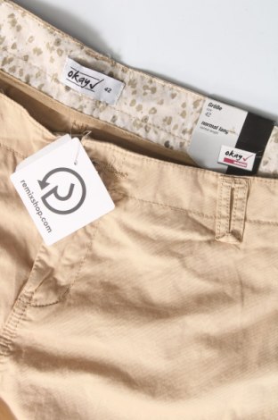 Γυναικείο παντελόνι Okay, Μέγεθος L, Χρώμα  Μπέζ, Τιμή 7,11 €