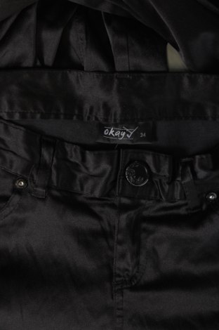 Pantaloni de femei Okay, Mărime XS, Culoare Negru, Preț 9,54 Lei