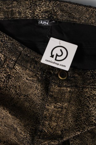 Γυναικείο παντελόνι Okay, Μέγεθος XL, Χρώμα Πολύχρωμο, Τιμή 17,94 €