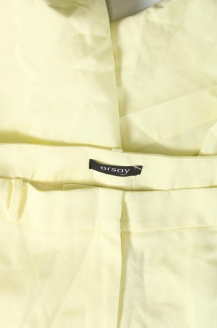 Pantaloni de femei Orsay, Mărime XS, Culoare Galben, Preț 95,39 Lei