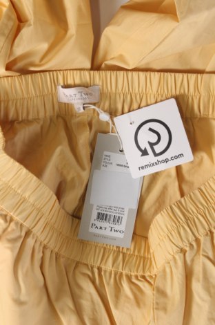 Дамски панталон Part Two, Размер M, Цвят Жълт, Цена 79,56 лв.