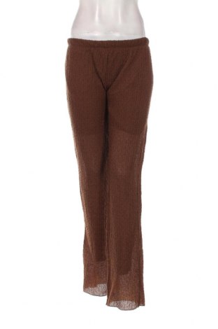 Pantaloni de femei Pull&Bear, Mărime L, Culoare Maro, Preț 22,70 Lei