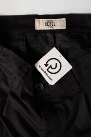 Γυναικείο παντελόνι Rebel, Μέγεθος L, Χρώμα Μαύρο, Τιμή 14,46 €