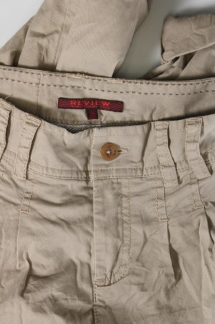 Дамски панталон Review, Размер XS, Цвят Бежов, Цена 9,43 лв.