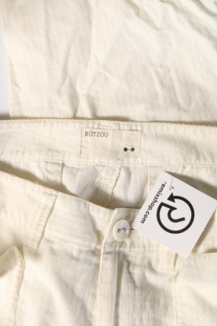 Γυναικείο παντελόνι Rutzou, Μέγεθος L, Χρώμα Εκρού, Τιμή 21,45 €