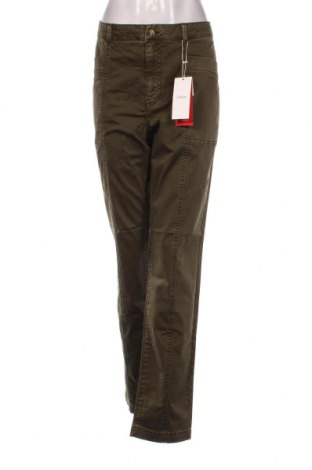 Дамски панталон S.Oliver, Размер L, Цвят Зелен, Цена 22,32 лв.