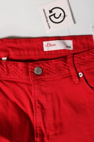 Γυναικείο παντελόνι S.Oliver, Μέγεθος XXL, Χρώμα Κόκκινο, Τιμή 20,97 €