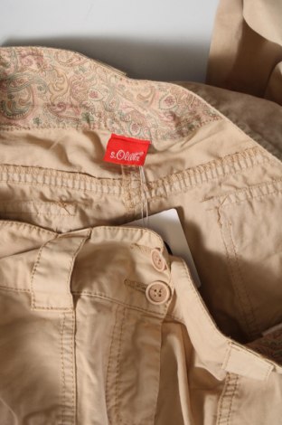 Дамски панталон S.Oliver, Размер L, Цвят Бежов, Цена 10,92 лв.
