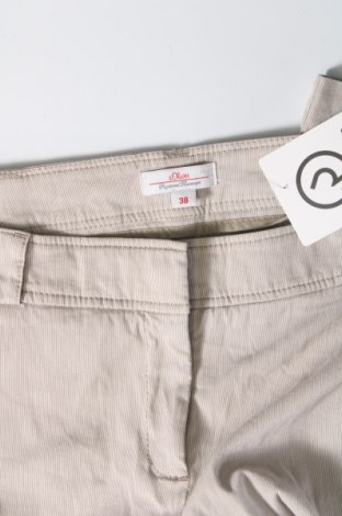 Дамски панталон S.Oliver, Размер M, Цвят Бежов, Цена 8,61 лв.