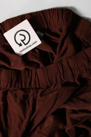 Дамски панталон S.Oliver Black Label, Размер L, Цвят Кафяв, Цена 34,68 лв.