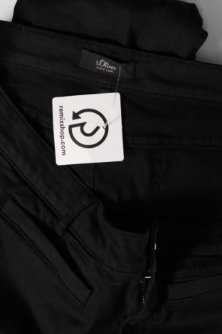 Dámské kalhoty  S.Oliver Black Label, Velikost XL, Barva Černá, Cena  163,00 Kč