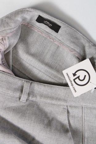 Дамски панталон S.Oliver Black Label, Размер XL, Цвят Сив, Цена 40,80 лв.