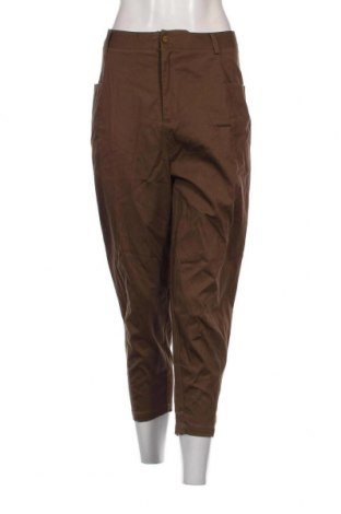 Дамски панталон SKFK, Размер M, Цвят Зелен, Цена 40,80 лв.