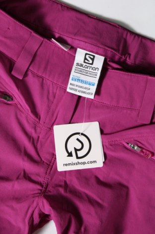 Γυναικείο παντελόνι Salomon, Μέγεθος S, Χρώμα Ρόζ , Τιμή 40,92 €