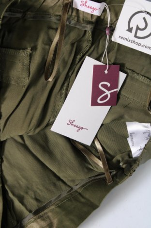 Дамски панталон Sheego, Размер XXL, Цвят Зелен, Цена 37,20 лв.
