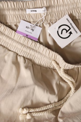 Γυναικείο παντελόνι Sinsay, Μέγεθος M, Χρώμα  Μπέζ, Τιμή 7,06 €