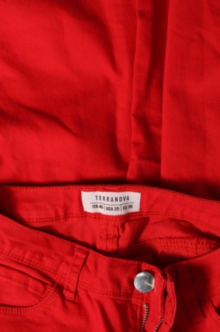 Pantaloni de femei Terranova, Mărime S, Culoare Roșu, Preț 33,29 Lei