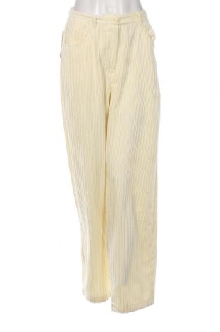 Γυναικείο παντελόνι United Colors Of Benetton, Μέγεθος XXL, Χρώμα Κίτρινο, Τιμή 11,99 €