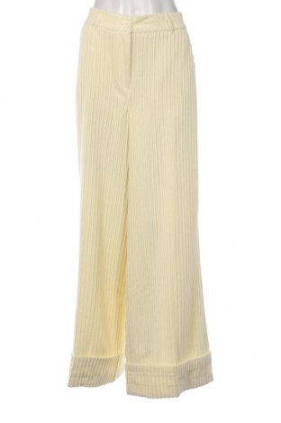 Γυναικείο παντελόνι United Colors Of Benetton, Μέγεθος XL, Χρώμα Κίτρινο, Τιμή 9,59 €