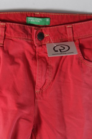 Дамски панталон United Colors Of Benetton, Размер M, Цвят Червен, Цена 41,00 лв.