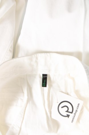 Дамски панталон United Colors Of Benetton, Размер L, Цвят Бял, Цена 65,00 лв.