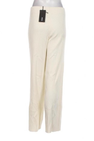 Pantaloni de femei Weekday, Mărime L, Culoare Ecru, Preț 91,78 Lei