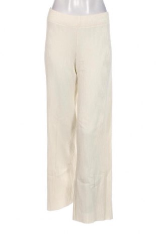 Γυναικείο παντελόνι Weekday, Μέγεθος M, Χρώμα Εκρού, Τιμή 14,86 €