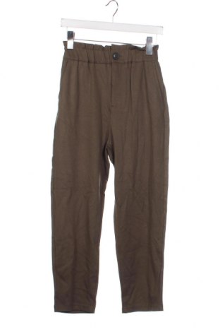 Pantaloni de femei Zara, Mărime XS, Culoare Verde, Preț 37,30 Lei