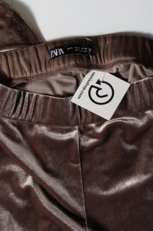 Damenhose Zara, Größe S, Farbe Braun, Preis 18,79 €