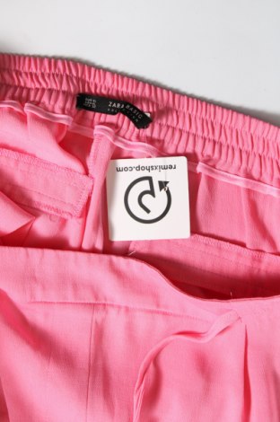 Дамски панталон Zara, Размер XL, Цвят Розов, Цена 27,00 лв.