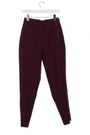 Дамски панталон Zara, Размер XS, Цвят Лилав, Цена 27,00 лв.