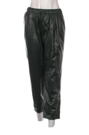 Дамски панталон Zara, Размер XL, Цвят Зелен, Цена 27,00 лв.