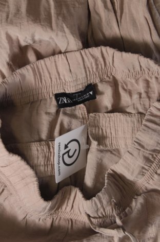Damenhose Zara, Größe S, Farbe Beige, Preis 6,95 €