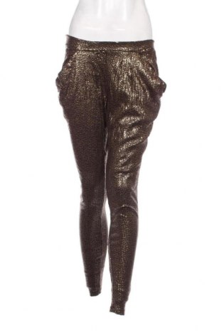 Дамски панталон Zara, Размер S, Цвят Златист, Цена 3,24 лв.