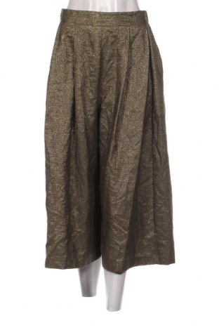Дамски панталон Zara, Размер M, Цвят Златист, Цена 31,93 лв.