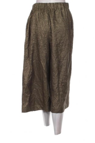 Дамски панталон Zara, Размер M, Цвят Златист, Цена 31,93 лв.