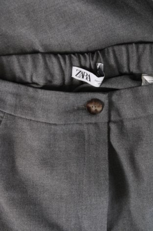 Дамски панталон Zara, Размер XS, Цвят Сив, Цена 15,39 лв.