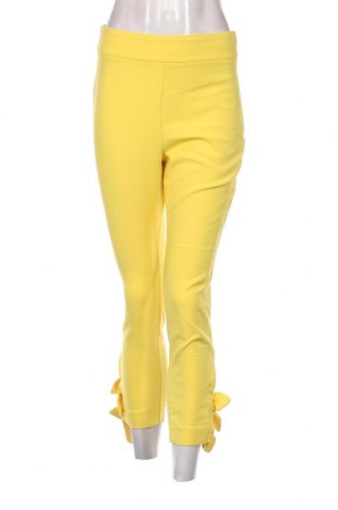 Pantaloni de femei Zara, Mărime S, Culoare Galben, Preț 41,89 Lei