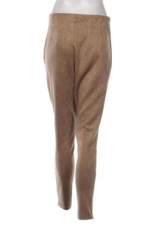 Дамски панталон Zara, Размер L, Цвят Кафяв, Цена 8,64 лв.