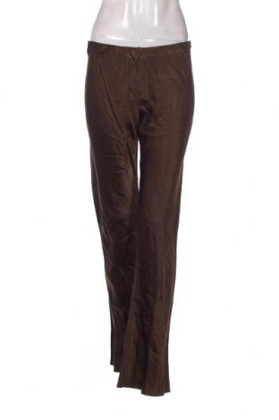 Дамски панталон Zara, Размер S, Цвят Кафяв, Цена 12,17 лв.