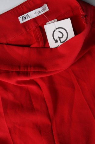 Dámske nohavice Zara, Veľkosť S, Farba Červená, Cena  15,31 €